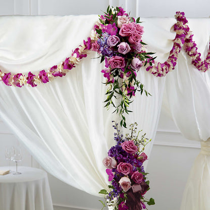 Color & Light Chuppah Decor – CHARLY'S FLOWERS, San Jose CA