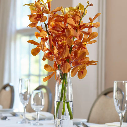 Orange Mokara Bud Vase – CHARLY'S FLOWERS, San Jose CA