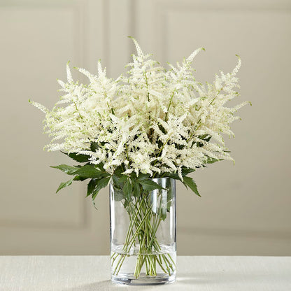 White Astilbe Bouquet – CHARLY'S FLOWERS, San Jose CA