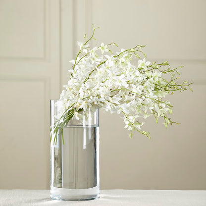 White Dendrobium Bouquet – CHARLY'S FLOWERS, San Jose CA